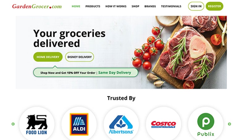 GardenGrocer.com Web Service | Tulumi Digital Marketing