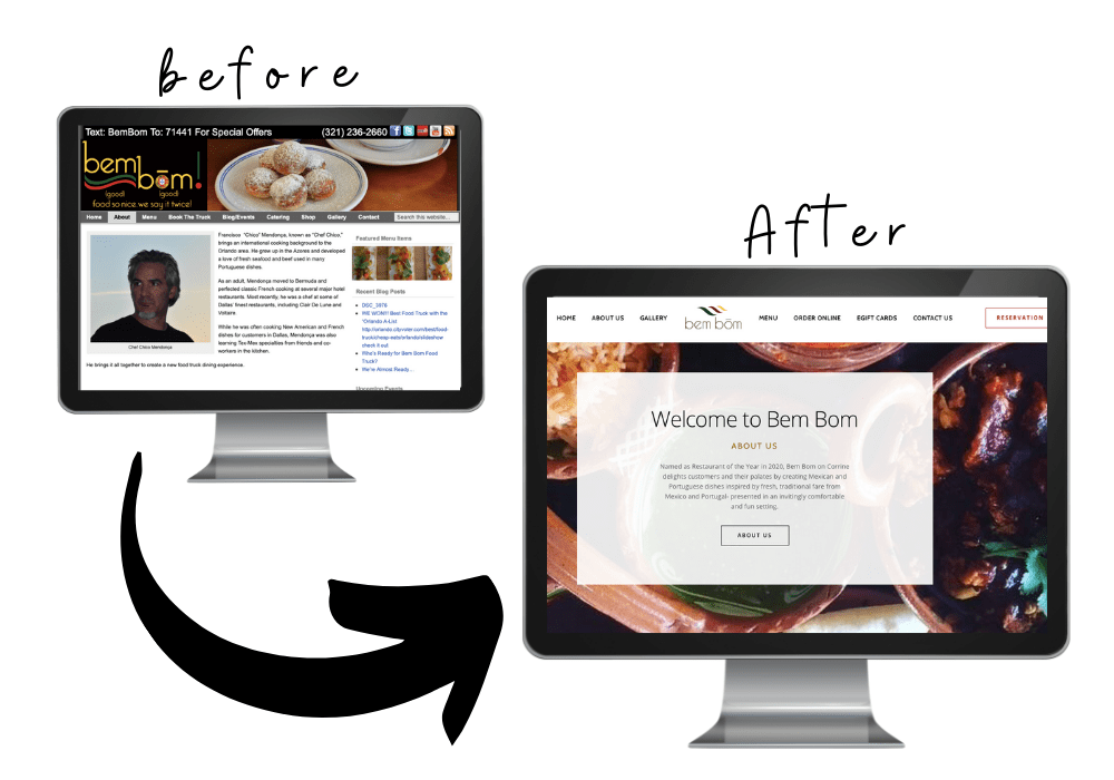 Bembom Food - Web Design | Tulumi Digital Marketing